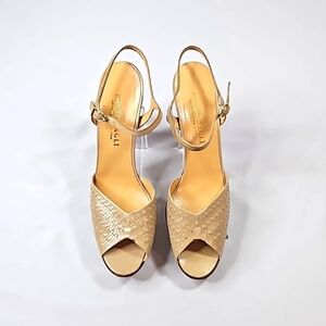 Bruno Magli Tan Leather Shoes/Heels Size 9AAA